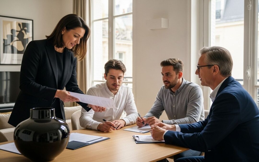 courtier immobilier Paris authentic interaction