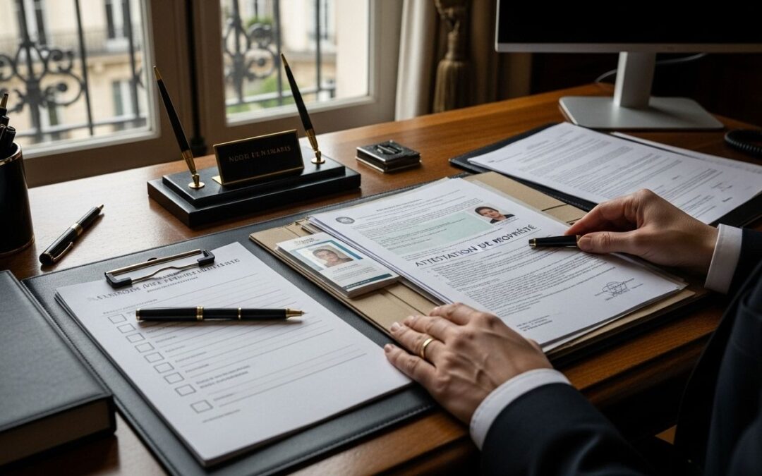 attestation de propriété Paris dossier