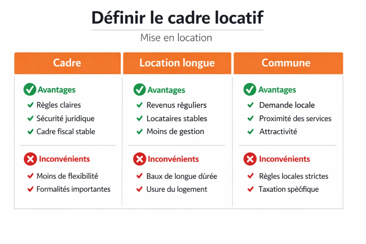 Définir le cadre locatif mise en location — Définir le cadre locatif