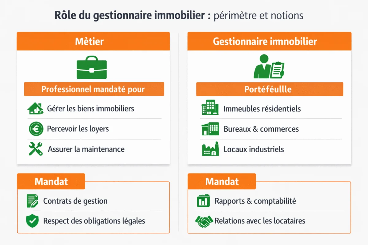 Rôle du gestionnaire immobilier : périmètre et notions rôle gestionnaire immobilier — Rôle du gestionnaire immobilier : périmètre et notions